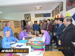 عیادت دانشجومعلمان و کارکنان پردیس علامه طباطبایی  از جانبازان و ایثارگران عزیز بستری در بیمارستان شهید پاریاب جانبازان اردبیل (ایثار) 2