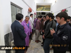 عیادت دانشجومعلمان و کارکنان پردیس علامه طباطبایی  از جانبازان و ایثارگران عزیز بستری در بیمارستان شهید پاریاب جانبازان اردبیل (ایثار) 2