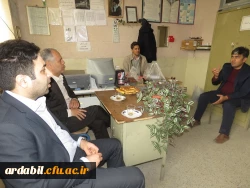 بازدید مسئولان دانشگاه فرهنگیان اردبیل از دبیرستان 12 فروردین شهرستان نیر 2