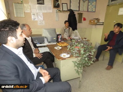 بازدید مسئولان دانشگاه فرهنگیان اردبیل از دبیرستان 12 فروردین شهرستان نیر