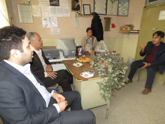 بازدید مسئولان دانشگاه فرهنگیان اردبیل از دبیرستان 12 فروردین شهرستان نیر 2