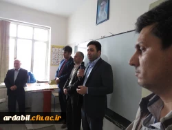 بازدید مسئولان دانشگاه فرهنگیان اردبیل از دبیرستان 12 فروردین شهرستان نیر 4