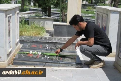 به مناسبت سالروز آزادسازی خرمشهر انجام گرفت:

عطرافشانی مزار شهدای والامقام دفاع مقدس و مدافعان حرم توسط مسؤلین و دانشجومعلمان پردیس علامه طباطبایی اردبیل 4