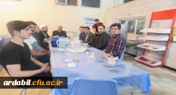 اعضای شورای مدیران دانشگاه فرهنگیان استان اردبیل افطارخود را همراه با دانشجویان پردیس علامه طباطبایی صرف نمودند. 2