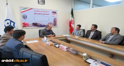 در راستای ایجاد همکاری های بیشتر با دانشگاه فرهنگیان استان انجام شد:

جلسه مشترک سرپرست دانشگاه فرهنگیان با معاون سرپرستی بانک تجارت استان اردبیل