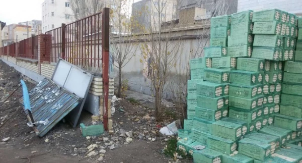 گزارش تصویری از روند اجرایی عملیات عمرانی احداث دیوار و فضای سبز محوطه دانشگاه فرهنگیان استان اردبیل 8