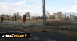 گزارش تصویری از روند اجرایی عملیات عمرانی احداث دیوار و فضای سبز محوطه دانشگاه فرهنگیان استان اردبیل 10