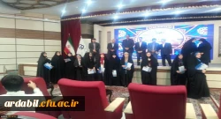 درخشش دانشجومعلم پردیس بنت الهدی صدر اردبیل در بیست نهمین دوره جشنواره فرهنگی دانشجو معلمان دانشگاه فرهنگیان کشور در بخش فعالیت های قرآنی(آوایی) 2
