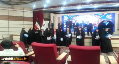 درخشش دانشجومعلم پردیس بنت الهدی صدر اردبیل در بیست نهمین دوره جشنواره فرهنگی دانشجو معلمان دانشگاه فرهنگیان کشور در بخش فعالیت های قرآنی(آوایی)