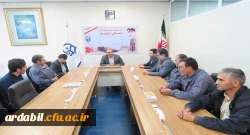 نشست صمیمی نیروهای خدماتی_ شرکتی دانشگاه فرهنگیان استان با سرپرست دانشگاه فرهنگیان استان اردبیل 3