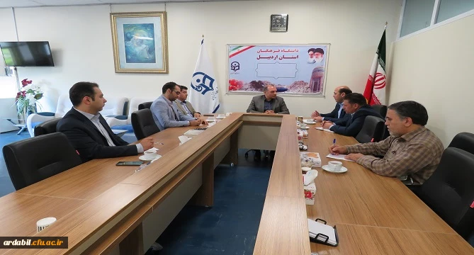 دیدار رؤسای بانک مهراقتصاد اردبیل با سرپرست مدیریت استانی دانشگاه فرهنگیان استان اردبیل 2