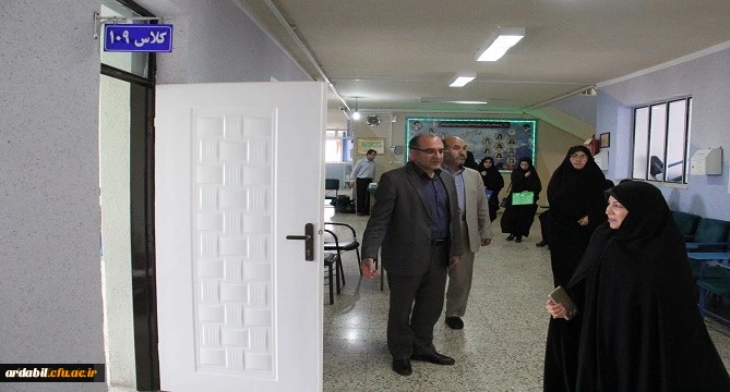 بازدید از حوزه های برگزاری مصاحبه پذیرفته شدگان چند برابر ظرفیت دانشگاه فرهنگیان استان اردبیل 3