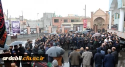 حضور دسته عزاداری دانشگاه فرهنگیان اردبیل همراه با سایر دانشگاه های استان در بازار اردبیل 3