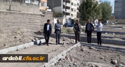 بازدید شهردار اردبیل از پروژه مشترک در حال اجرای پردیس علامه طباطبایی اردبیل 5