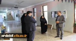 بازدید سرپرست مدیریت امور پردیس های استان از پردیس بنت الهدی صدر اردبیل 5