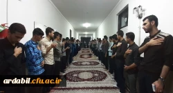 مراسم عزاداری جاماندگان اربعین حسینی در دانشگاه فرهنگیان استان اردبیل مرکز آزادگان نیر برگزار شد. 3