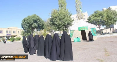 در آستانه اربعین حسینی در پردیس بنت الهدی صدر دانشگاه فرهنگیان استان اردبیل برگزار شد:

تئاتر خیابانی « هم نوا با حضرت رباب (ع) »