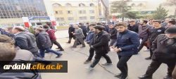 حضور دانشگاهیان دانشگاه فرهنگیان استان اردبیل در راهپیمایی حمایت از فرمایشات مقام معظم رهبری، امنیت و اقتدار کشور/ گزارش تصویری 2