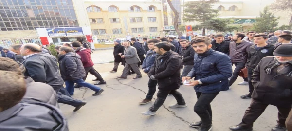 حضور دانشگاهیان دانشگاه فرهنگیان استان اردبیل در راهپیمایی حمایت از فرمایشات مقام معظم رهبری، امنیت و اقتدار کشور/ گزارش تصویری 2