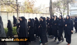 حضور دانشگاهیان دانشگاه فرهنگیان استان اردبیل در راهپیمایی حمایت از فرمایشات مقام معظم رهبری 2