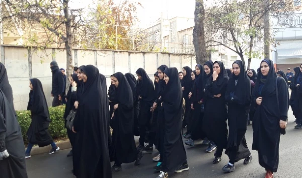 حضور دانشگاهیان دانشگاه فرهنگیان استان اردبیل در راهپیمایی حمایت از فرمایشات مقام معظم رهبری 2