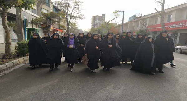 حضور دانشگاهیان دانشگاه فرهنگیان استان اردبیل در راهپیمایی حمایت از فرمایشات مقام معظم رهبری 3