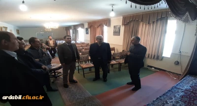 بازدید فرماندار شهرستان نیر از مرکز آموزش عالی آزادگان دانشگاه فرهنگیان استان اردبیل