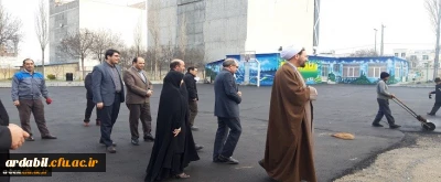 با آغاز عملیات آسفالت ریزی محوطه پردیس بنت الهدی صدر دانشگاه فرهنگیان استان اردبیل انجام شد:

بازدید سرپرست دانشگاه فرهنگیان استان اردبیل از روند اجرای آسفالت ریزی