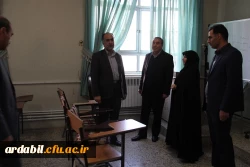 بازدید مدیرکل آموزش و پرورش استان از پروژه های عمرانی سیستم گرمایشی و اسفالت محوطه پردیسبنت الهدی صدر اردبیل 5