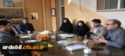 بازدید کارشناسان طرح و برنامه سازمان مرکزی دانشگاه فرهنگیان از دانشگاه فرهنگیان استان اردبیل  2