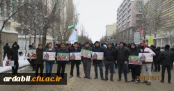 حضور دانشگاهیان دانشگاه فرهنگیان استان اردبیل در راهپیمایی ۲۲ بهمن 5