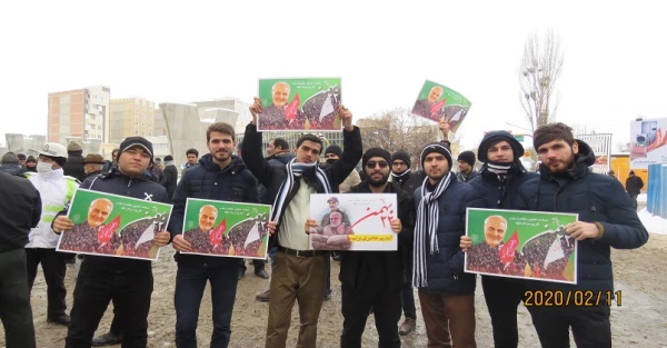 حضور دانشگاهیان دانشگاه فرهنگیان استان اردبیل در راهپیمایی ۲۲ بهمن 6