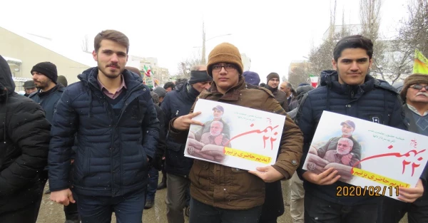 حضور دانشگاهیان دانشگاه فرهنگیان استان اردبیل در راهپیمایی ۲۲ بهمن 8