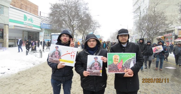 حضور دانشگاهیان دانشگاه فرهنگیان استان اردبیل در راهپیمایی ۲۲ بهمن 12