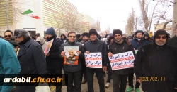 حضور دانشگاهیان دانشگاه فرهنگیان استان اردبیل در راهپیمایی ۲۲ بهمن 14