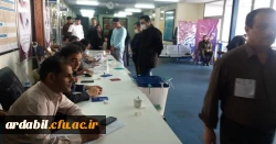 حضور پر شور دانشجومعلمان دانشگاه فرهنگیان استان اردبیل در انتخابات مجلس شورای اسلامی در شعبه اخذ رای پردیس علامه طباطبایی به روایت تصویر
 2