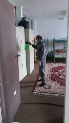  ضدعفونی و گندزدایی سراهای دانشجویی وساختمان های آموزشی واداری دانشگاه فرهنگیان استان اردبیل
 2