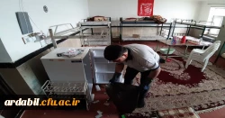  ضدعفونی و گندزدایی سراهای دانشجویی وساختمان های آموزشی واداری دانشگاه فرهنگیان استان اردبیل
 3