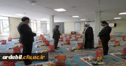 برگزاری رزمایش همدلی و کمک مومنانه در قالب توزیع بسته های معیشتی در دانشگاه فرهنگیان استان اردبیل 4