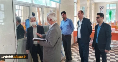 بازدید معاون هماهنگی مدیریت امور پردیس های استان از مرکز آموزش عالی آزادگان نیر

