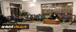دیدار سرپرست دانشگاه و اعضای بنیاد خیرین حامی دانشگاه فرهنگیان استان اردبیل با نماینده ولی فقیه و امام جمعه اردبیل 4