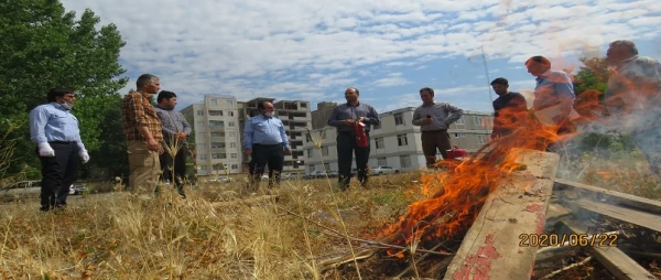 برگزاری مانور پیشگیری و اطفاء حریق ویژه نیروهای خدماتی و حفاظت فیزیکی 2