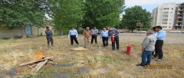 برگزاری مانور پیشگیری و اطفاء حریق ویژه نیروهای خدماتی و حفاظت فیزیکی 3