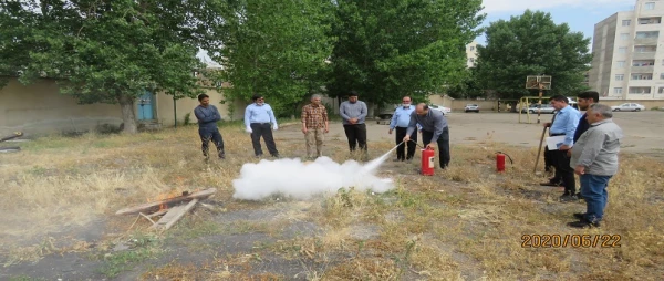 برگزاری مانور پیشگیری و اطفاء حریق ویژه نیروهای خدماتی و حفاظت فیزیکی 4