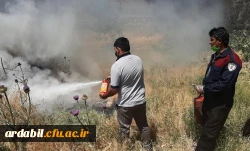 برگزاری کارگاه آموزشی و مانور پیشگیری و اطفاء حریق ویژه نیروهای خدماتی ، حفاظت فیزیکی و کارکنان مرکز 6