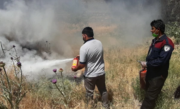 برگزاری کارگاه آموزشی و مانور پیشگیری و اطفاء حریق ویژه نیروهای خدماتی ، حفاظت فیزیکی و کارکنان مرکز 6