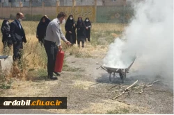 کارگاه آموزشی و مانور پیشگیری و اطفاء حریق 