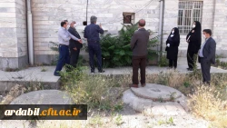 بازدید مسئولین مدیریت امور پردیس های استان از پردیس بنت الهدی صدر