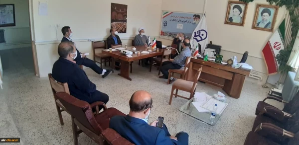 دیدار صمیمی مسئول نمایندگی نهاد مقام معظم رهبری در دانشگاه فرهنگیان استان اردبیل از مرکز آموزش عالی آزادگان نیر 2