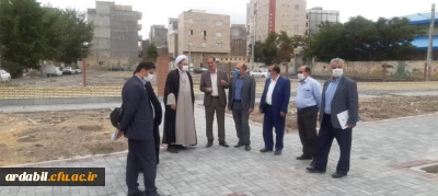 بازدید شهردار اردبیل از پروژه در حال احداث پردیس علامه طباطبایی دانشگاه فرهنگیان استان اردبیل